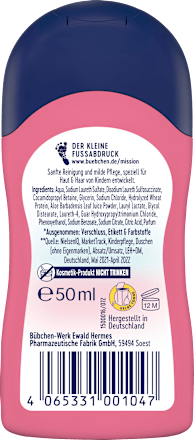 Kinder Shampoo & Duschgel Wolkenzauber, Reisegröße Bübchen