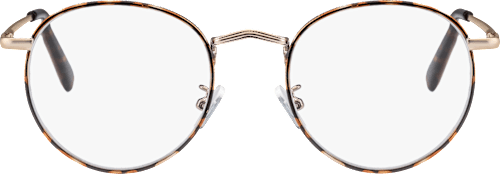 Fertig-Lesebrille Vollrand demi braun + 1,00 VISIOMAX