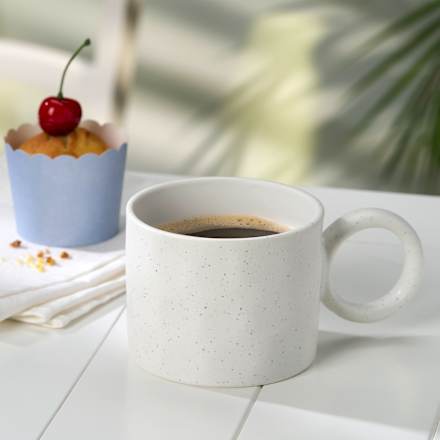 Kaffeebecher, offwhite/matt BOLTZE
