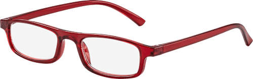 Fertig-Lesebrille Rot +3.00 VISIOMAX