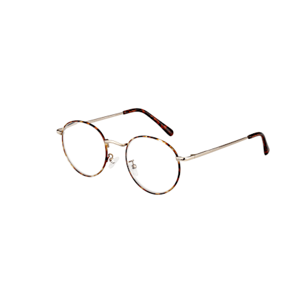 Fertig-Lesebrille Vollrand demi braun + 2,50 VISIOMAX