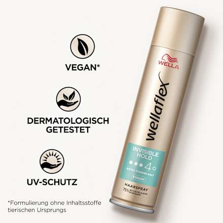 Haarspray Invisible Hold, Extra starker Halt wellaflex