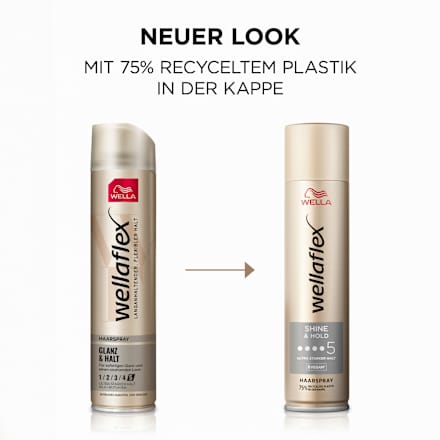 Haarspray Shine & Hold, Ultra starker Halt wellaflex