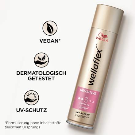 Haarspray Sensitive, Starker Halt wellaflex