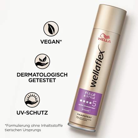 Haarspray Fülle & Style, Ultra starker Halt wellaflex