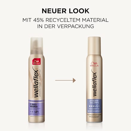 Schaumfestiger 2-Tages-Volumen Extra starker Halt wellaflex