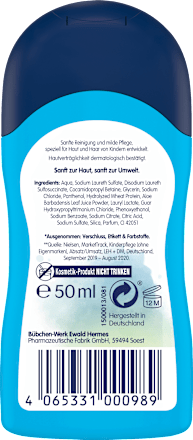 Kinder Shampoo & Duschgel Sportsfreund, Reisegröße Bübchen