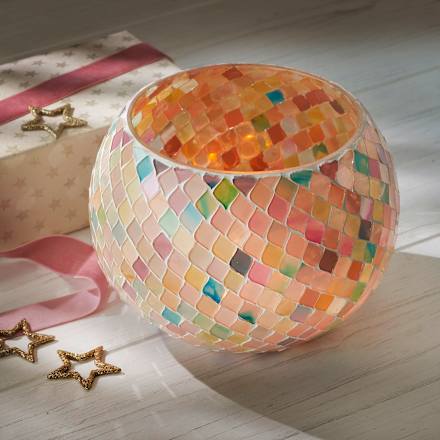 Glaswindlicht, Mosaik, bunt BOLTZE