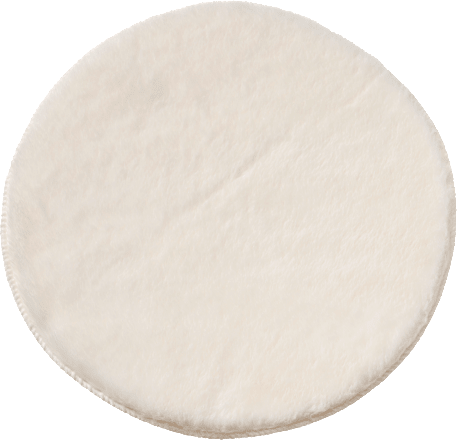 Sitzkissen aus Kunstfell, rund, beige (38 cm) BOLTZE