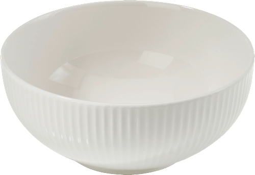 Müslischale, gerillt, weiß BOLTZE