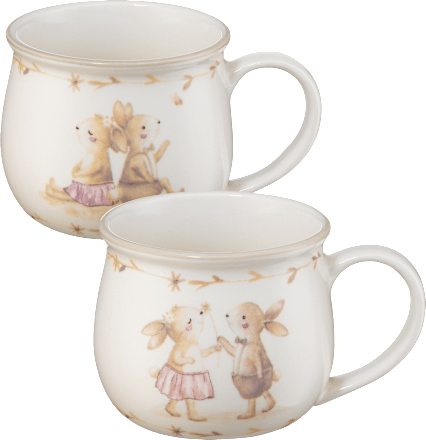 Kaffeebecher, Hasenpärchen (180 ml) BOLTZE