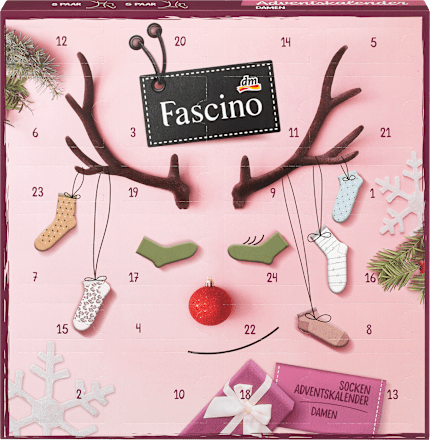 Socken Adventskalender Gr. 35-38 Fascino