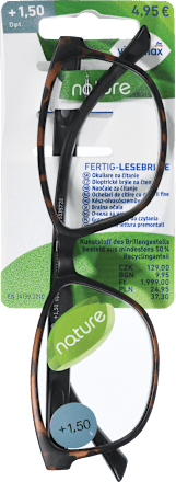 dioptrické brýle na čtení +1,5 Dp, hnědé visiomax