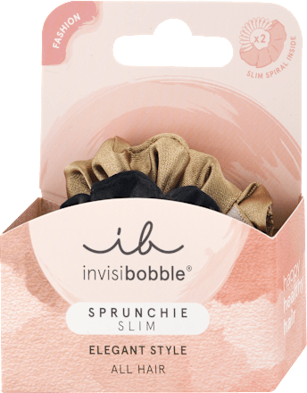 Gumičky do vlasov Sprunchie Slim Elegant Style - True Golden invisibobble