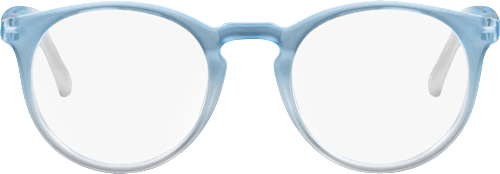 Fertig-Lesebrille Vollrand hellblau +1,50 Visiomax