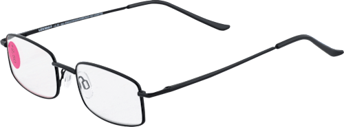 dioptrické brýle na čtení +2,5 Dp, černé visiomax