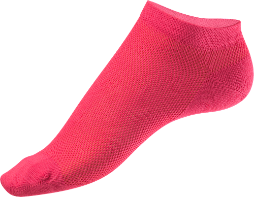 Skarpety typu SNEAKER z bawełną BIO, różowe, rozmiar 35/38 Fascino