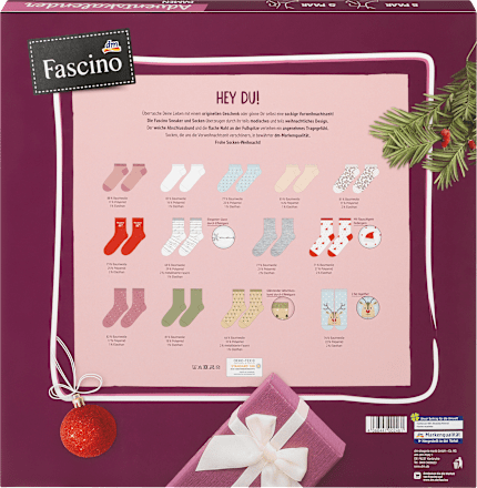 Socken Adventskalender Gr. 35-38 Fascino