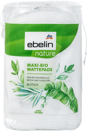 Odličovacie tampóny nature Maxi-Bio ebelin