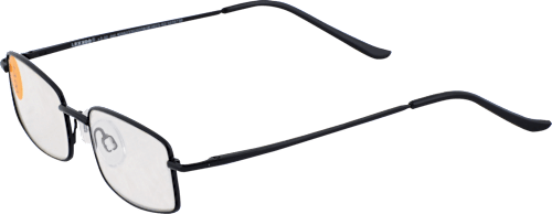 Olvasószemüveg +3,0 dioptriás, fekete fém kerettel Visiomax