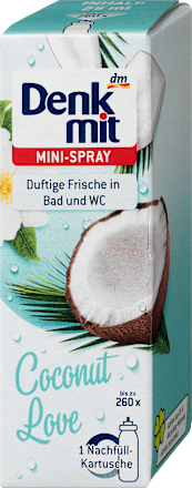 Mini-Spray Coconut Love Nachfüllkartusche Denkmit