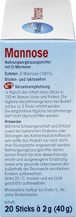 Mannose 20 Sticks Mivolis