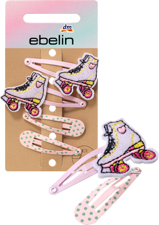 Haarclipse Rollschuhe ebelin