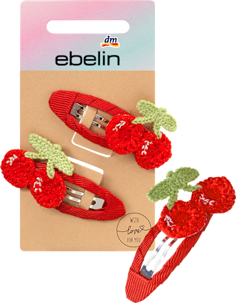 Haarclips Kirschen ebelin
