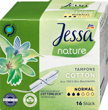 Tampons Cotton Normal nature Jessa