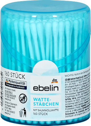 Клечки за уши, кутия, различни цветове/мотиви ebelin