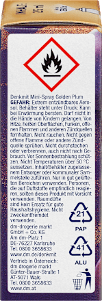 Lufterfrischer Minispray Golden Plum Nachfüllpack Denkmit