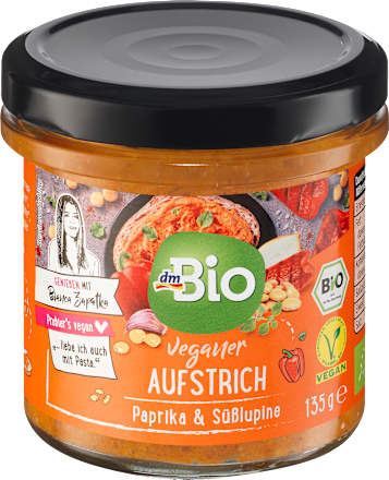Veganer Aufstrich Paprika & Süßlupine dmBio