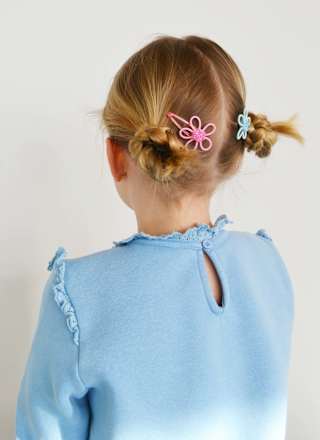 Haarclips Blumen ebelin