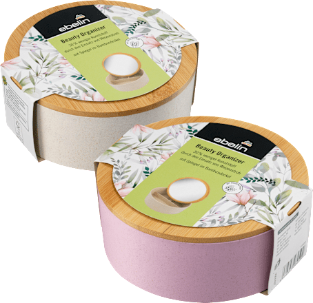 Beauty Organizer mit Spiegel sortiert ebelin