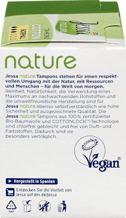 Tampons Cotton Normal nature Jessa