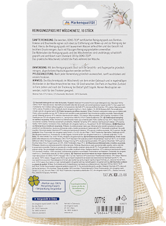 Reinigungspads mit Wäschenetz ebelin