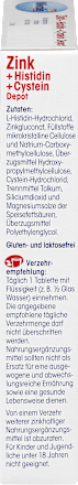 Zink + Histidin + Cystein Depot, Tabletten 40 St. Mivolis
