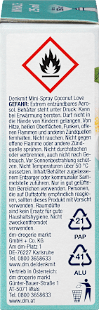 Lufterfrischer Minispray Coconut Love Nachfüllpack Denkmit