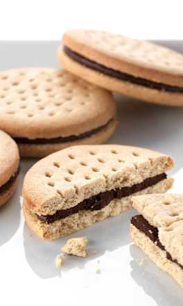 Kekse, Dinkel Doppelkeks Zartbitter, Naturland dmBio