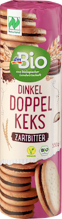 Kekse, Dinkel Doppelkeks Zartbitter, Naturland dmBio