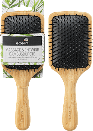 Massage & Entwirr Bambusbürste ebelin