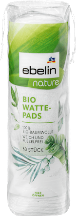 bio odličovací tampony  ebelin