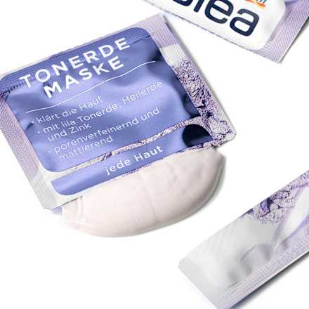 Gesichtsmaske Tonerde (2x8 ml) Balea