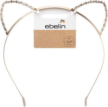 Haarreif Katzenohren mit Strass  ebelin