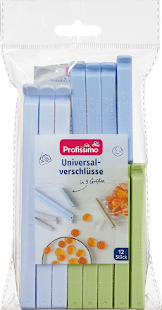 Universalverschlüsse in 3 Größen Profissimo