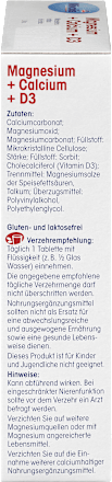 tablety Magnesium + Calcium + Vitamín D3 Mivolis