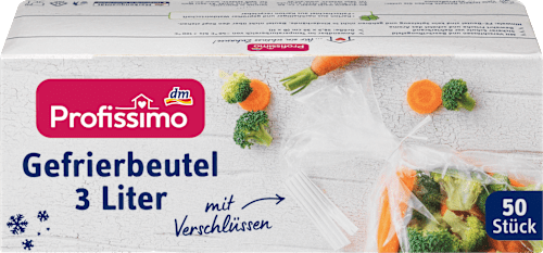 Gefrierbeutel 3 l mit Verschlüssen Profissimo