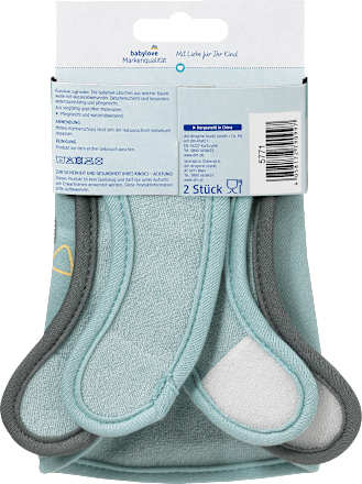 Lätzchen aus Stoff Dino blau 2St babylove