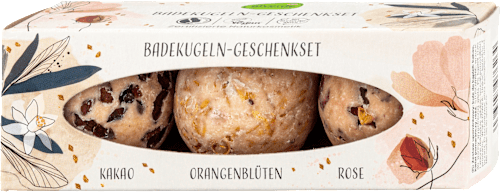 Geschenkset Badekugeln Winter alverde NATURKOSMETIK