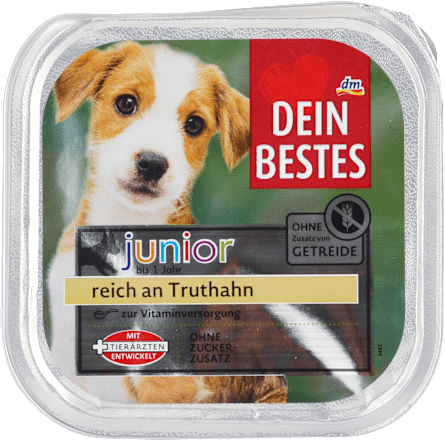 Potpuna hrana za pse junior - puretina Dein Bestes